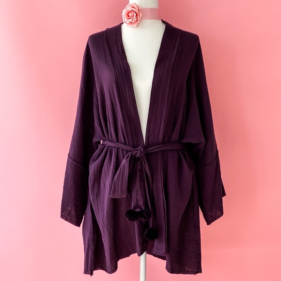 Johnny Was Tops - NEW! Johnny Was Calmé Double Gauze Belted Kimono
